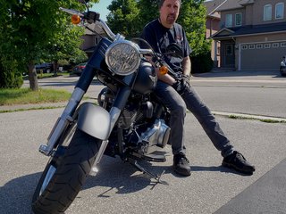 Sam in Bike