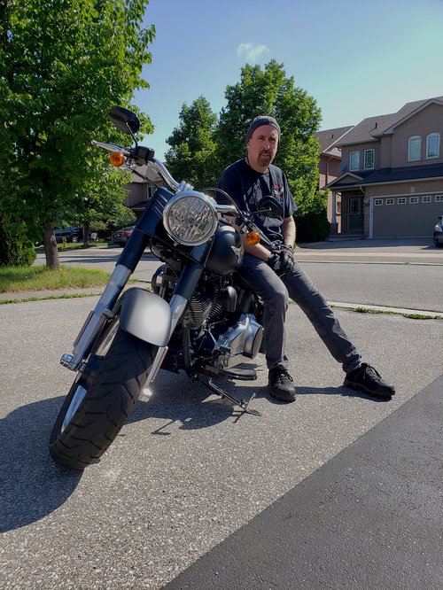Sam in Bike